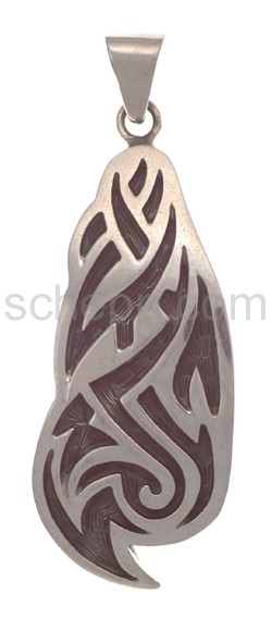 Tattoo pendant, Tribal Design