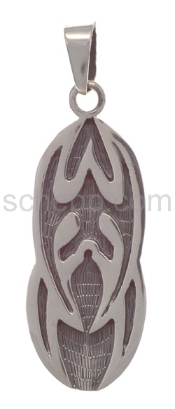 Tattoo-Anhnger, Tribal Design, flach