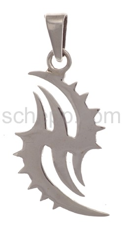 Tattoo pendant, Tribal Design