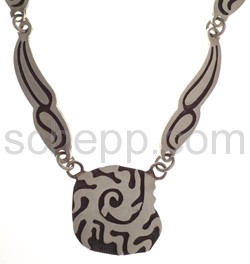 Tattoo-Kette mit Anhnger, Tribal Design