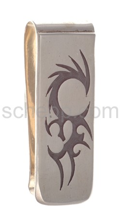 Tattoo-Geldspange, Tribal Design