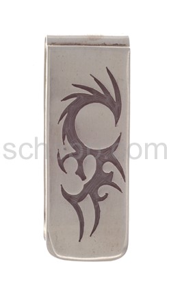 Tattoo money clip, Tribal Design