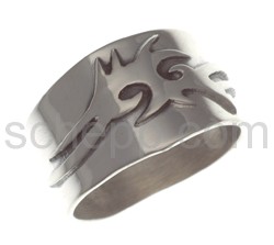 Tattoo-Ring, Tribal Design