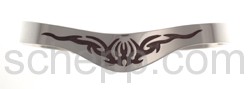 Tattoo-Armspange, Tribal Design, schmal