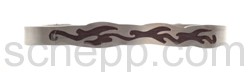 Tattoo-Armspange, Tribal Design, schmal