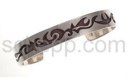 Tattoo bangle, Tribal design