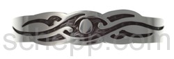 Tattoo-Armspange, Tribal Design, schmal