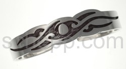 Tattoo bangle, Tribal design, narrow