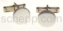 Cuff links, round