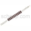 Gliederarmband, Amethyste mit Facettenschliff