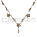 Collier, Citrine mit Facettenschliff