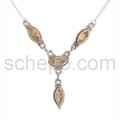 Collier, Citrine mit Facettenschliff