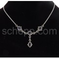 Collier mit Iolithen, Facettenschliff