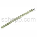 Gliederarmband, Peridot mit Facettenschliff