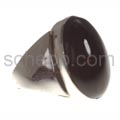 Ring mit Onyx, oval