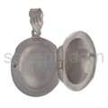 Medallion, locket opens, oval