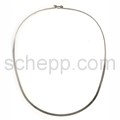 Halsspange, 3 mm, oval