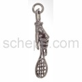 Anhnger, Tennisschlger mit Hand