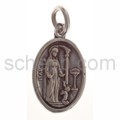 Amulett, Pater Kolbe/Padre Kolbe und Maria mit dem Christuskind